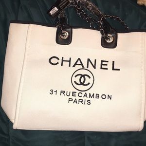 Not Chanel- large tote bag